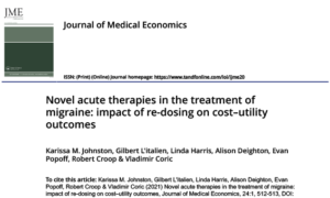 Novel acute therapies in the treatment of migraine: impact of re-dosing on cost–utility outcomes