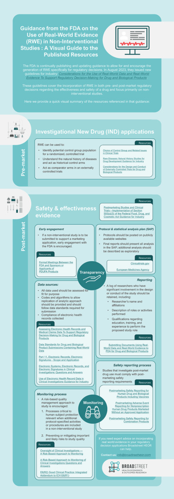 Broadstreet FDA RWE guidance visual guide